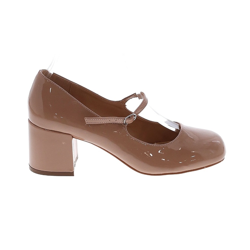 Nude Mary Jane Pump Heels - size 8 1/2